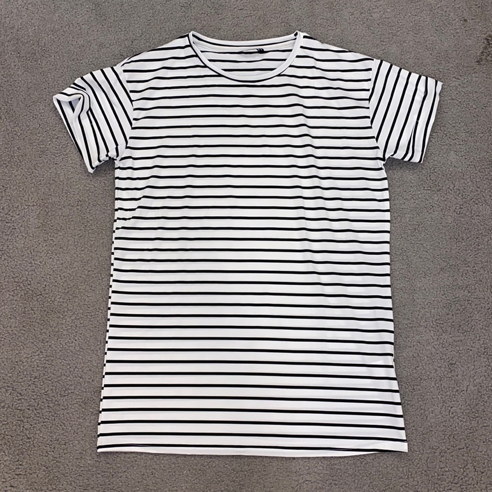 SHEIN black and white stripe dress